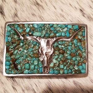 Nocona Turquiose Belt Buckle